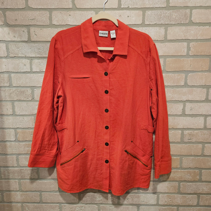 CORAL 100% COTTON JACKET $149