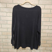 NAVY LONG SLEEVE TOP $89