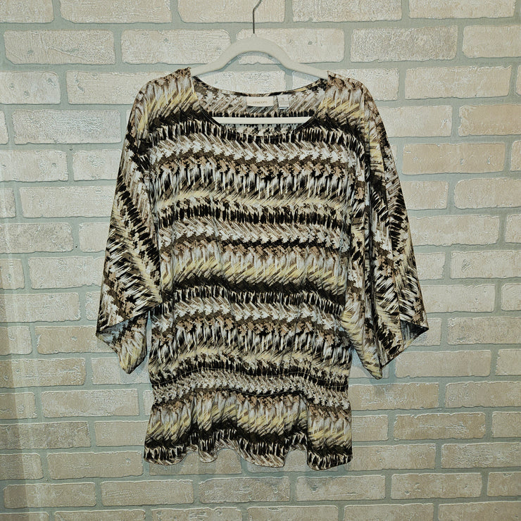BROWN/TAN TOP $79