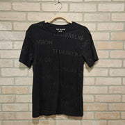 BLACK SHORT SLEEVE TOP $69