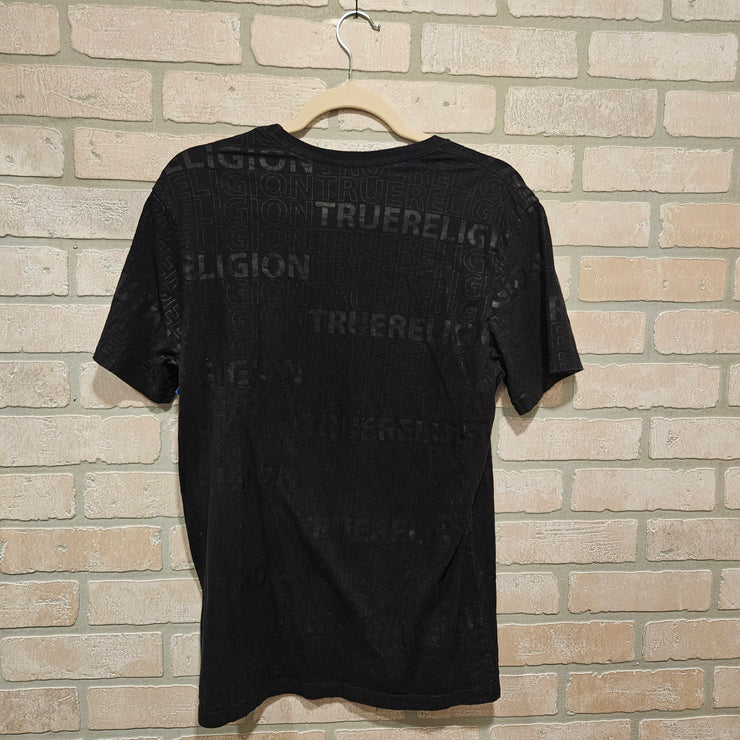 BLACK SHORT SLEEVE TOP $69