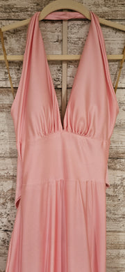 PINK LONG EVENING GOWN