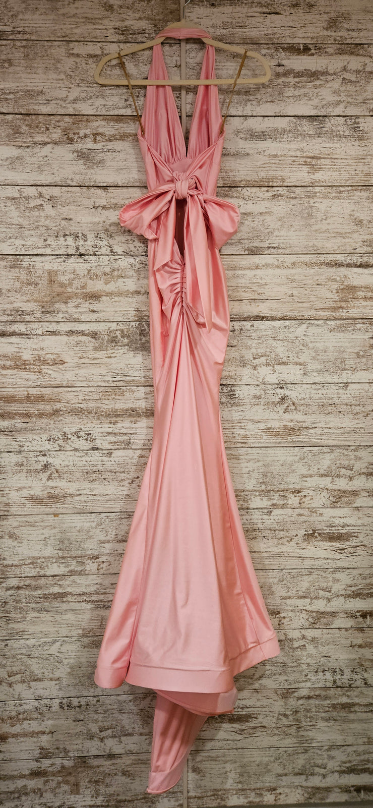 PINK LONG EVENING GOWN