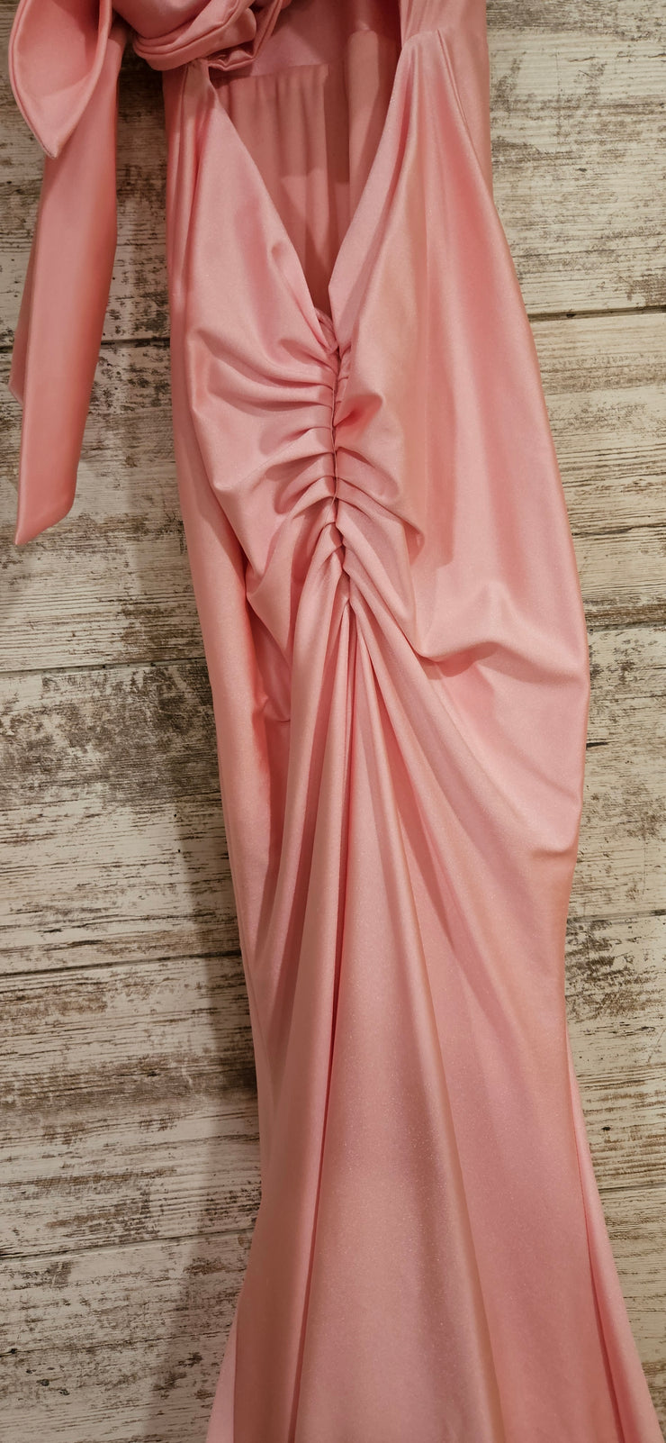 PINK LONG EVENING GOWN