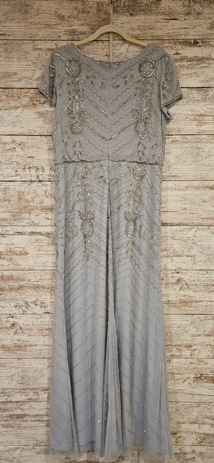 BLUE SEQUIN LONG DRESS (NEW)