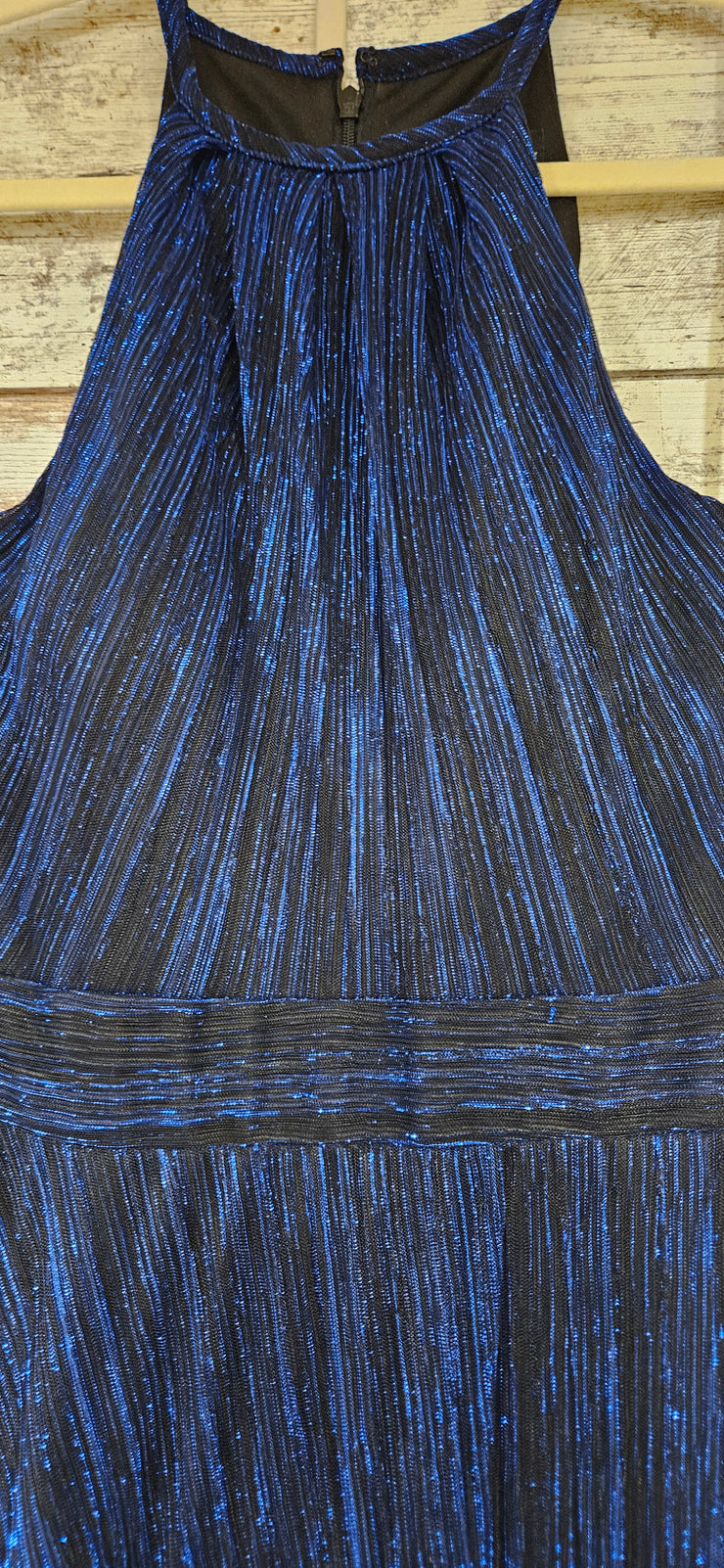 ROYAL BLUE SPARKLY LONG DRESS