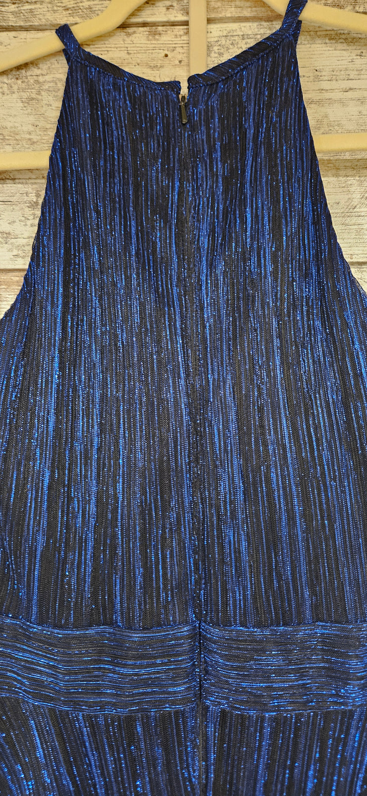 ROYAL BLUE SPARKLY LONG DRESS