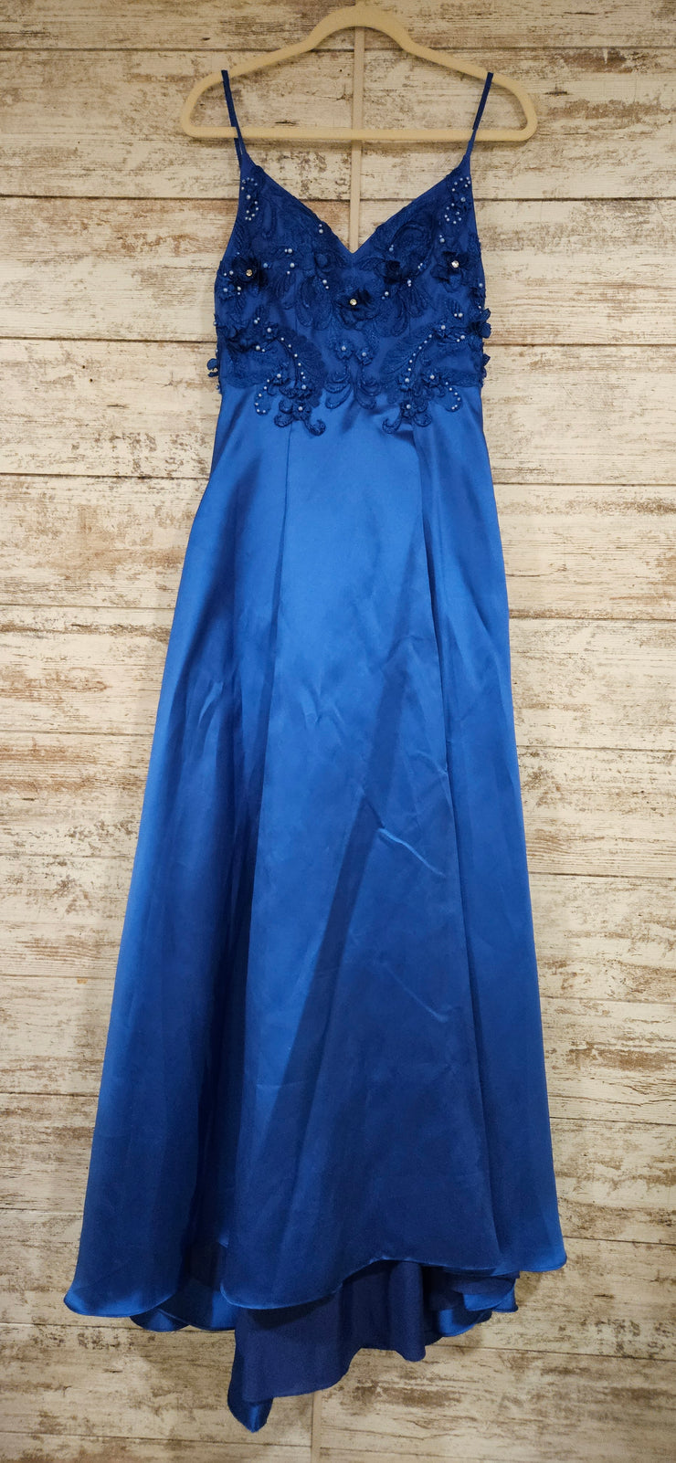 ROYAL BLUE A LINE GOWN (NEW)