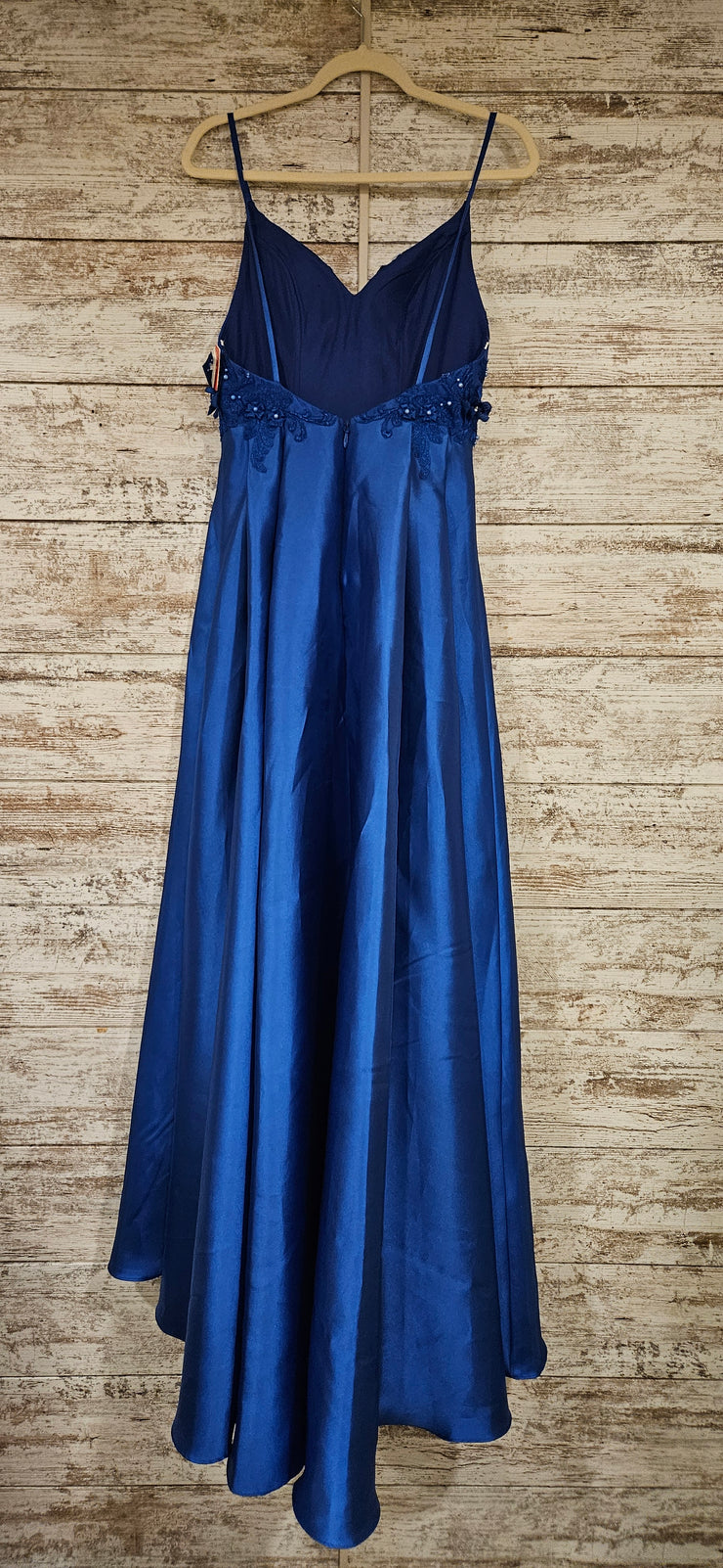 ROYAL BLUE A LINE GOWN (NEW)