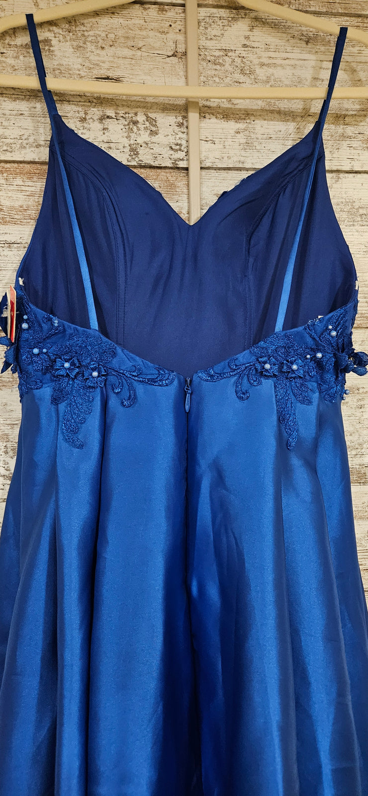 ROYAL BLUE A LINE GOWN (NEW)