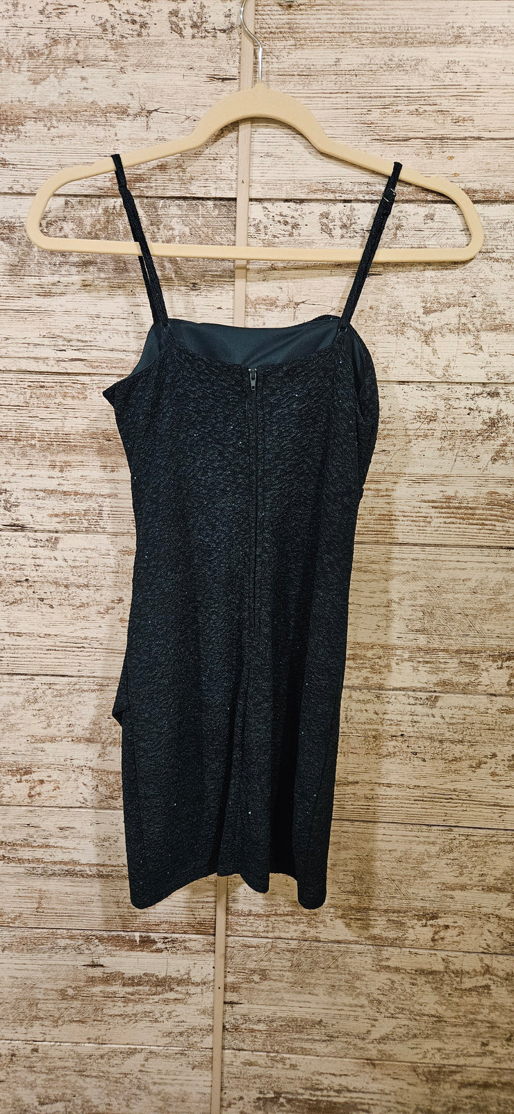 GREEN SPARKLY SHORT DRESS