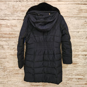 NAVY DOWN FILLED COAT $350