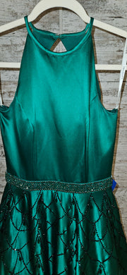 GREEN A LINE/PRINCESS GOWN