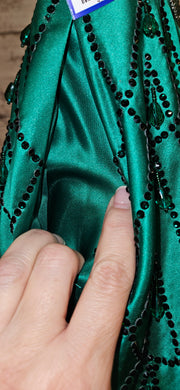 GREEN A LINE/PRINCESS GOWN