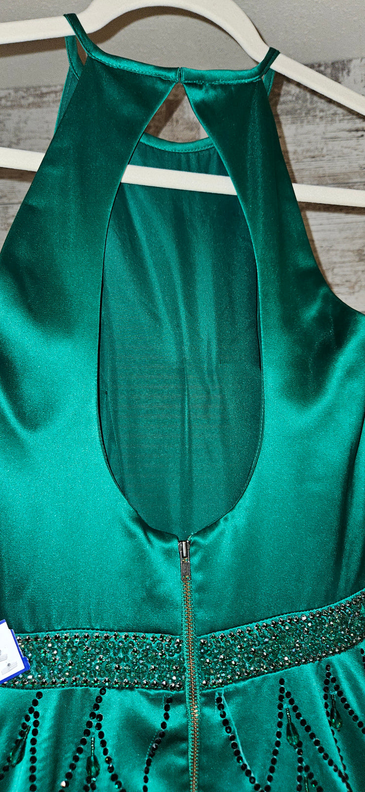GREEN A LINE/PRINCESS GOWN