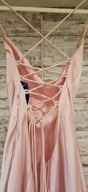 PINK LONG EVENING GOWN