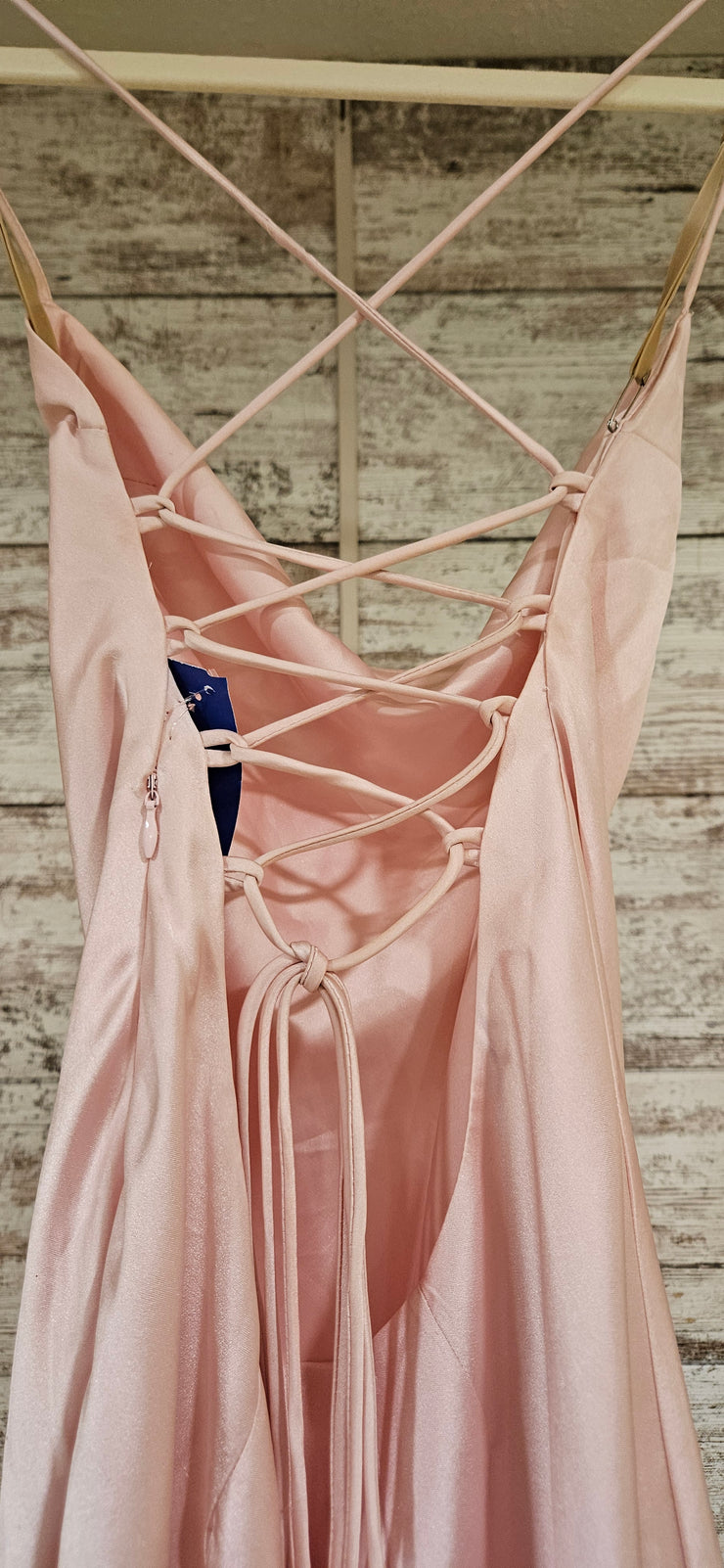 PINK LONG EVENING GOWN