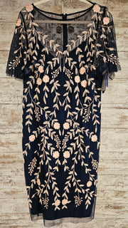 NAVY/PINK MIDI DRESS-NEW $279