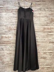 BLACK A LINE GOWN (NEW)