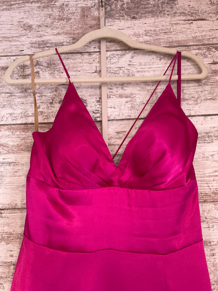 PINK A LINE GOWN
