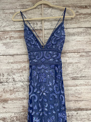 BLUE SPARKLY LONG DRESS (NEW)