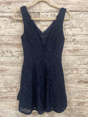 NAVY SPARKLY SHORT DRESS