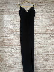 BLACK LONG EVENING GOWN