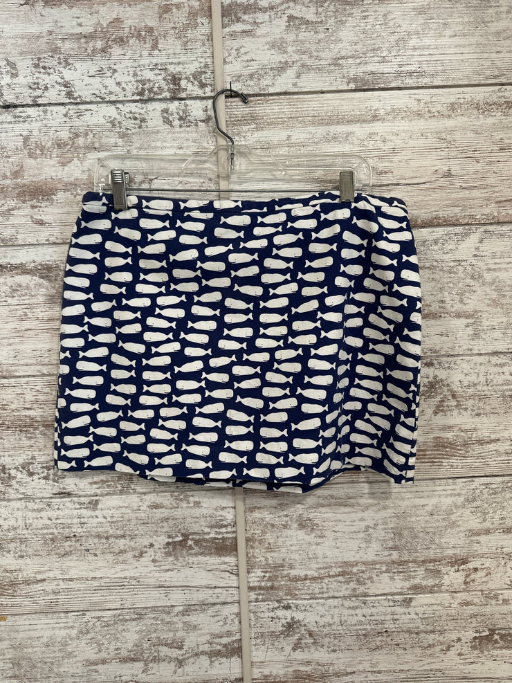 BLUE/WHITE WHALE SKIRT-NEW$98