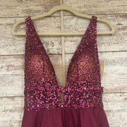RASPBERRY BLING TOP A LINE GOW
