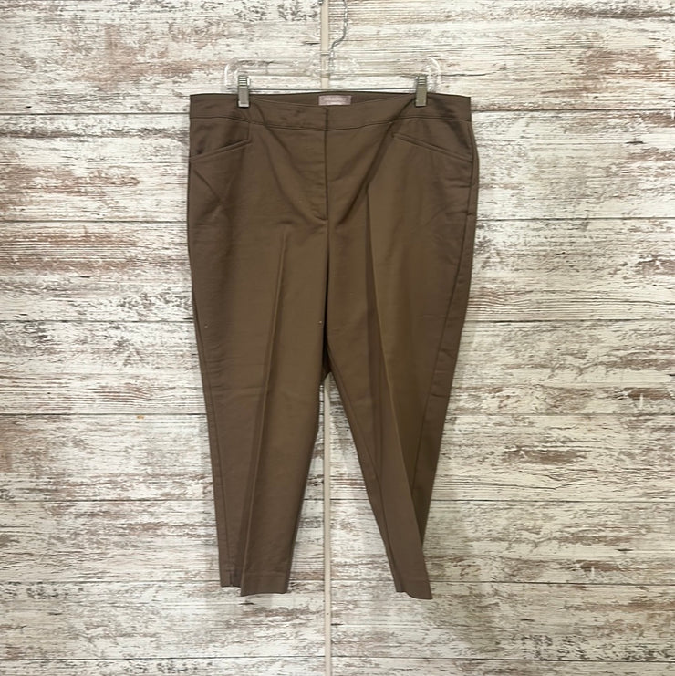 TAN CROP PANTS