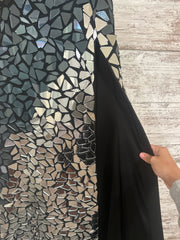 BLACK/SILVER MIRROR DRESS-NEW