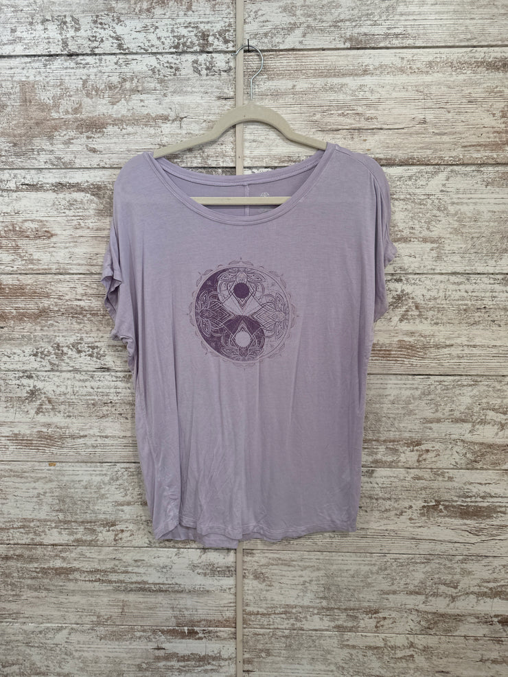 LAVENDER SHORT SLEEVE TOP