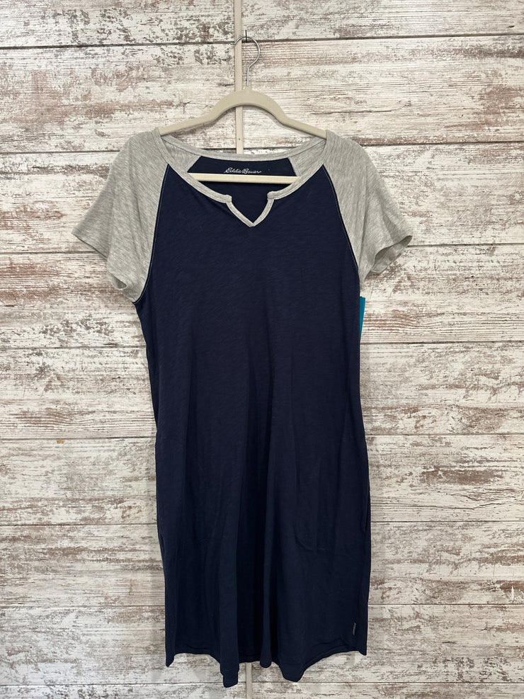 NAVY/GRAY SHORT DRESS