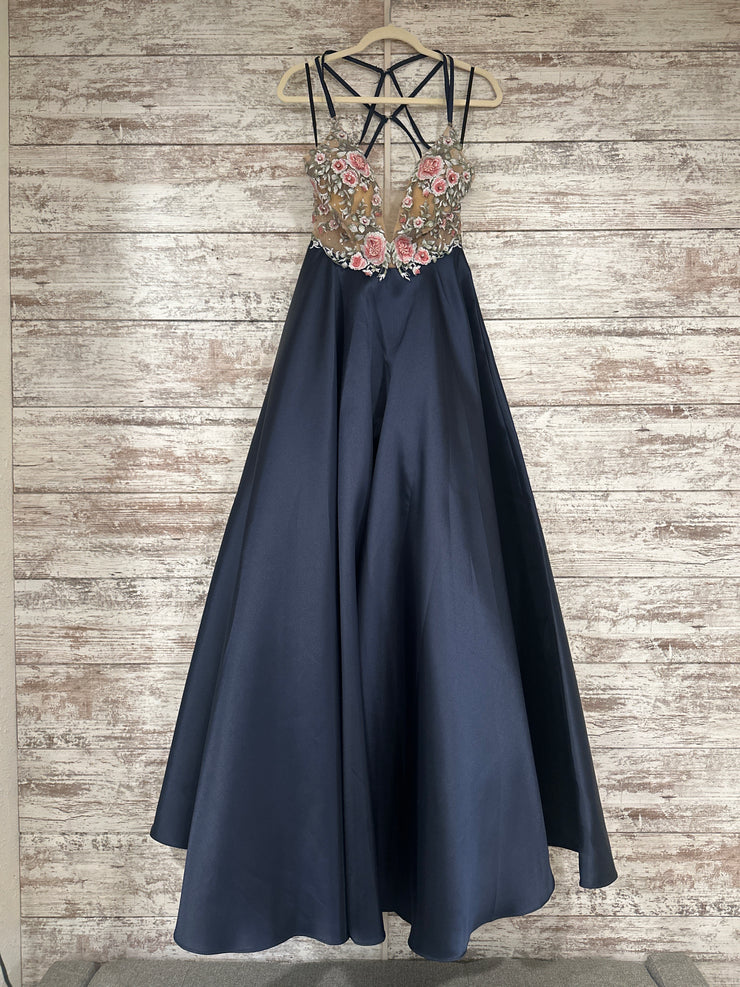 NAVY/NUDE/FLORAL A LINE (NEW)