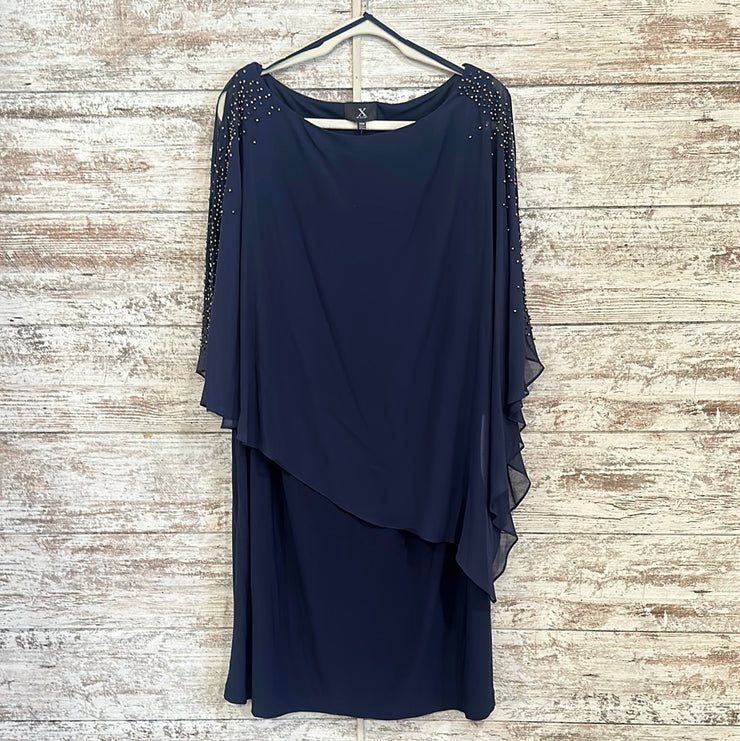 NAVY MIDI DRESS (NEW)