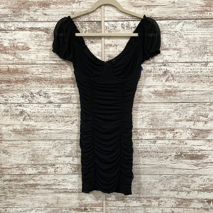 BLACK SHORT DRESS