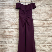 PURPLE LONG EVENING GOWN