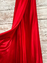 RED A LINE GOWN