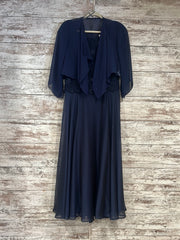 NAVY 2 PC. LONG DRESS SET