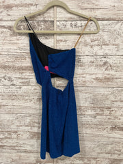 ROYAL BLUE SPARKLY SHORT DRESS