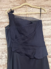 NAVY LONG EVENING GOWN