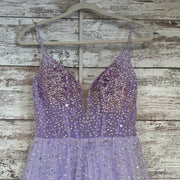 LAVENDER A LINE GOWN