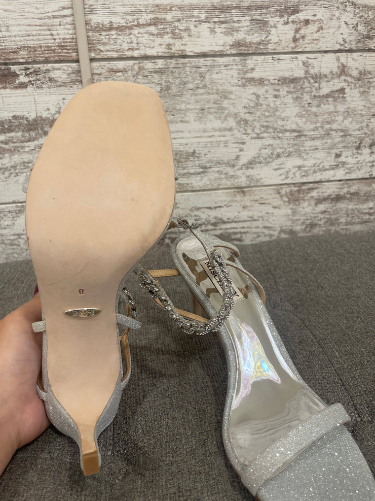 SILVER SPARKLY HEELS (NEW)