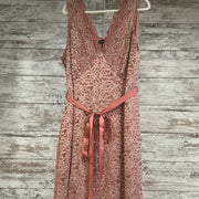 PINK LACE LONG DRESS (NEW)
