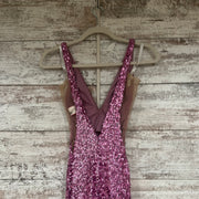 PINK FULL SEQUIN LONG DRESS