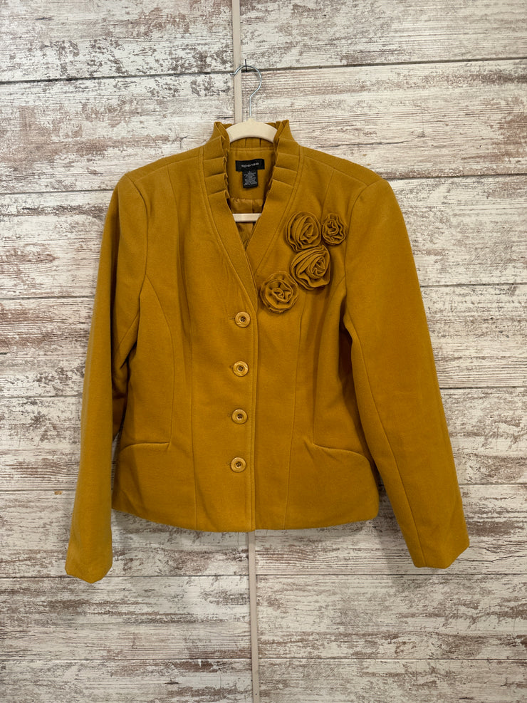 YELLOW WOOL JACKET