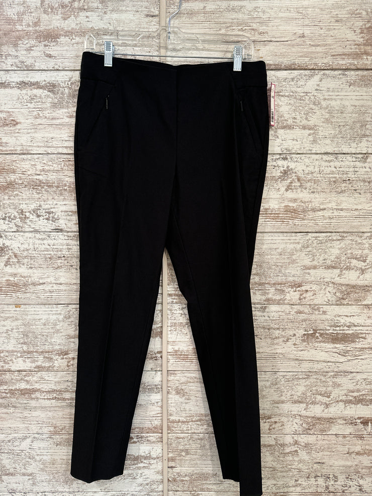 BLACK STRETCH DRESS PANTS