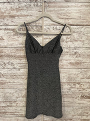 SILVER SPARKLY SHORT DRESS