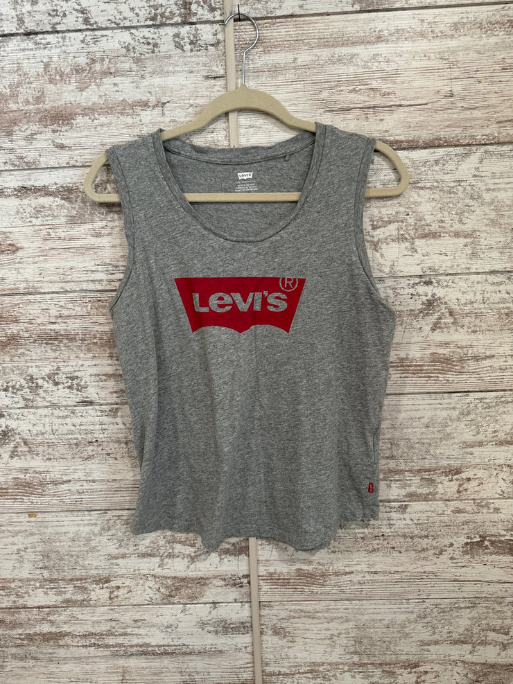 GRAY SLEEVELESS TOP