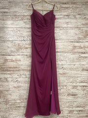 PURPLE LONG EVENING GOWN